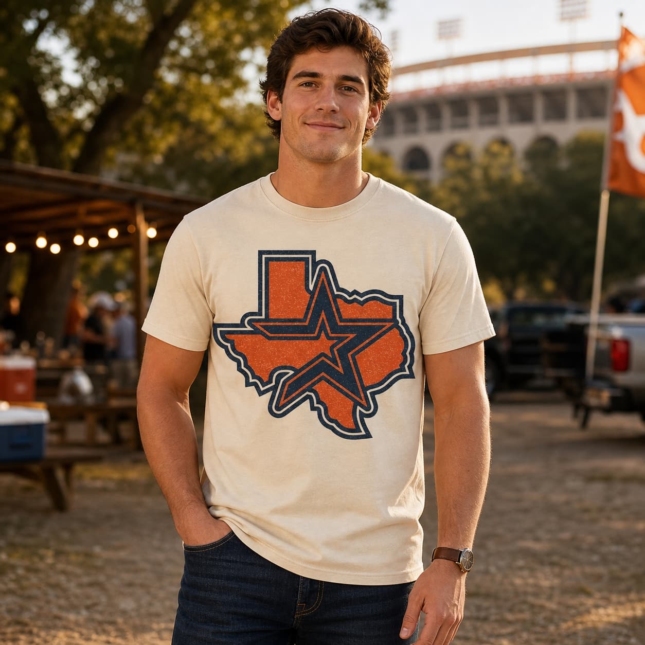 Houston Astros Retro Baseball 1985 Artwork Shirt