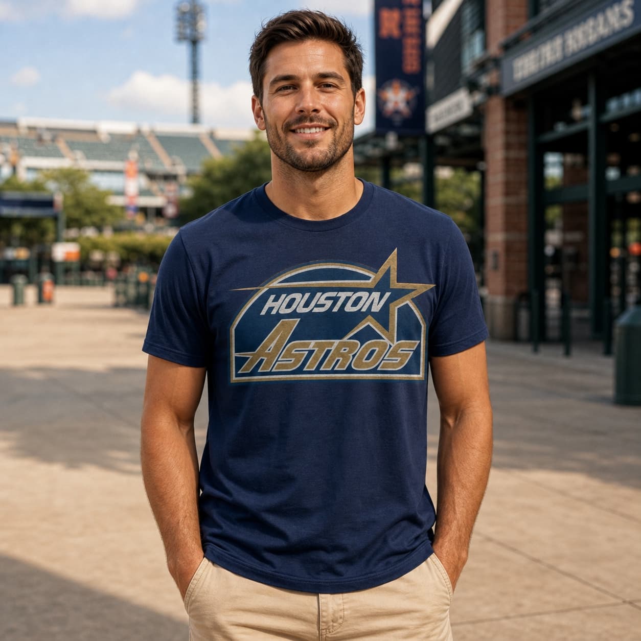 Houston Astros Retro Baseball 1992 Artwork Shirt