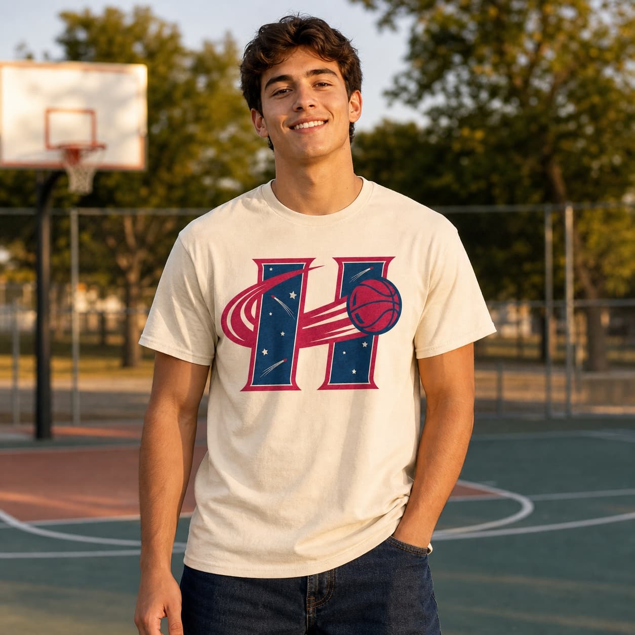 Houston Comets Retro Basketball 1998 Shirt
