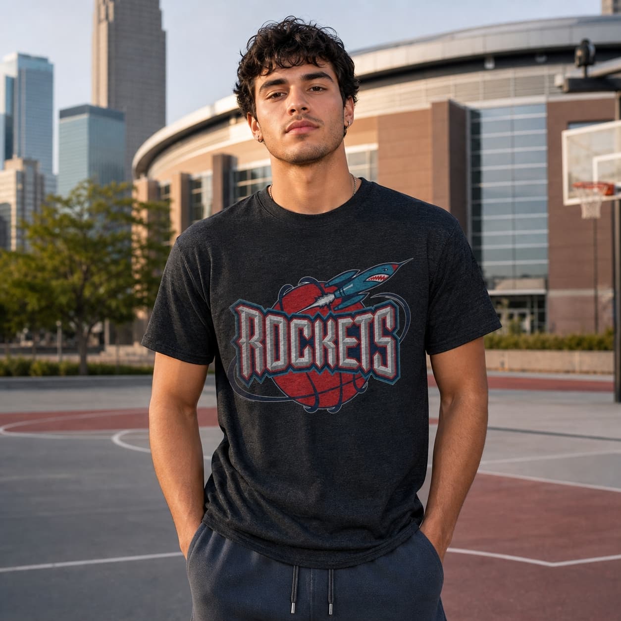 Houston Rockets Retro Basketball 1995 Shirt
