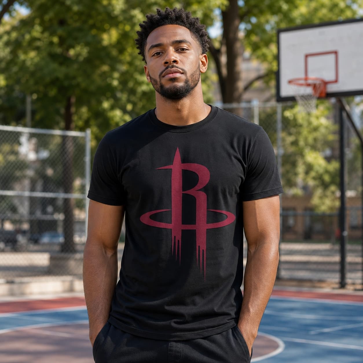 Houston Rockets Retro Basketball 2004 Shirt