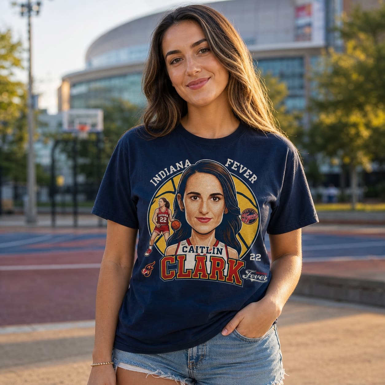 Indiana Fever Caitlin Clark MVP Exclusive Retro Basketball Shirt