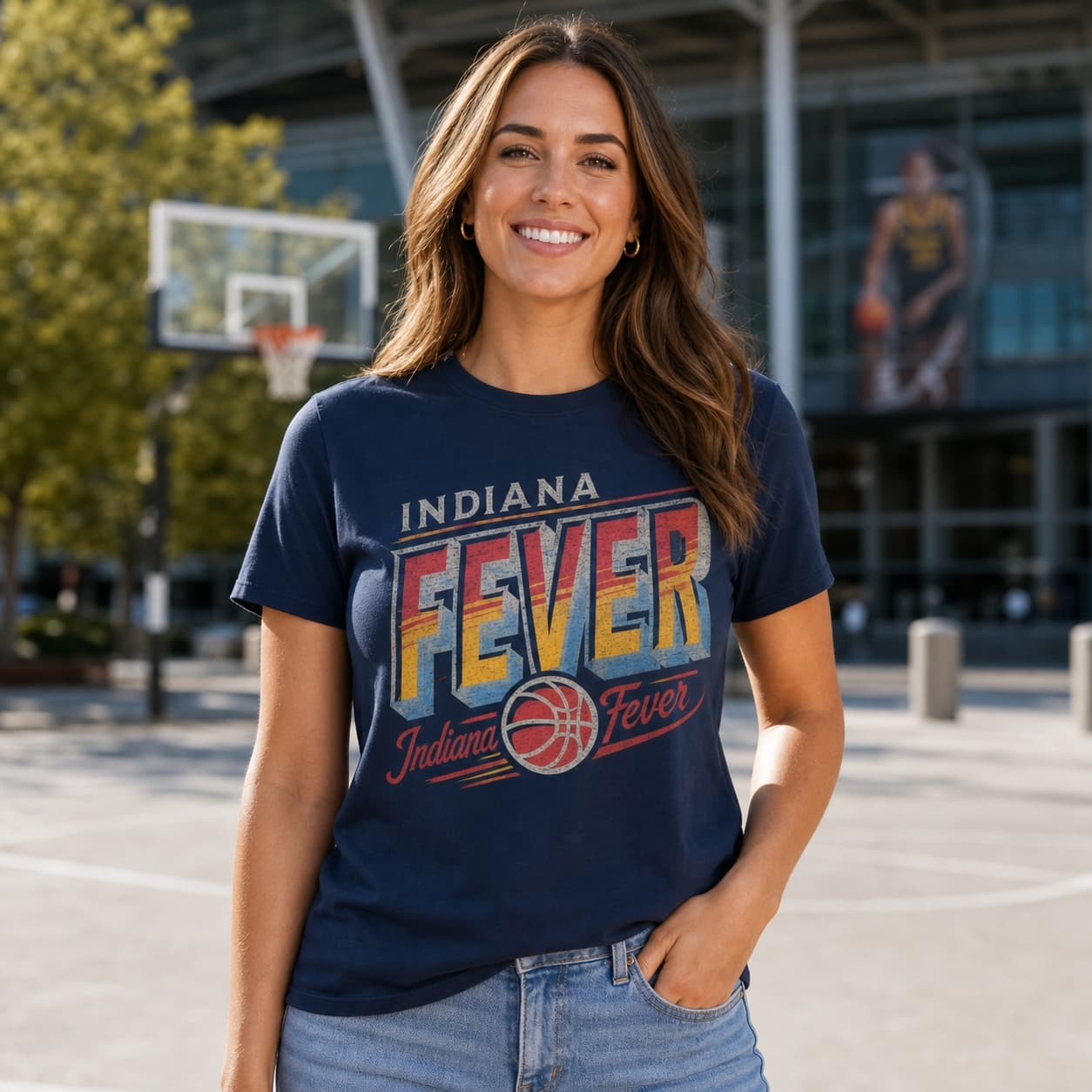 Indiana Fever Exclusive Retro Basketball Shirt
