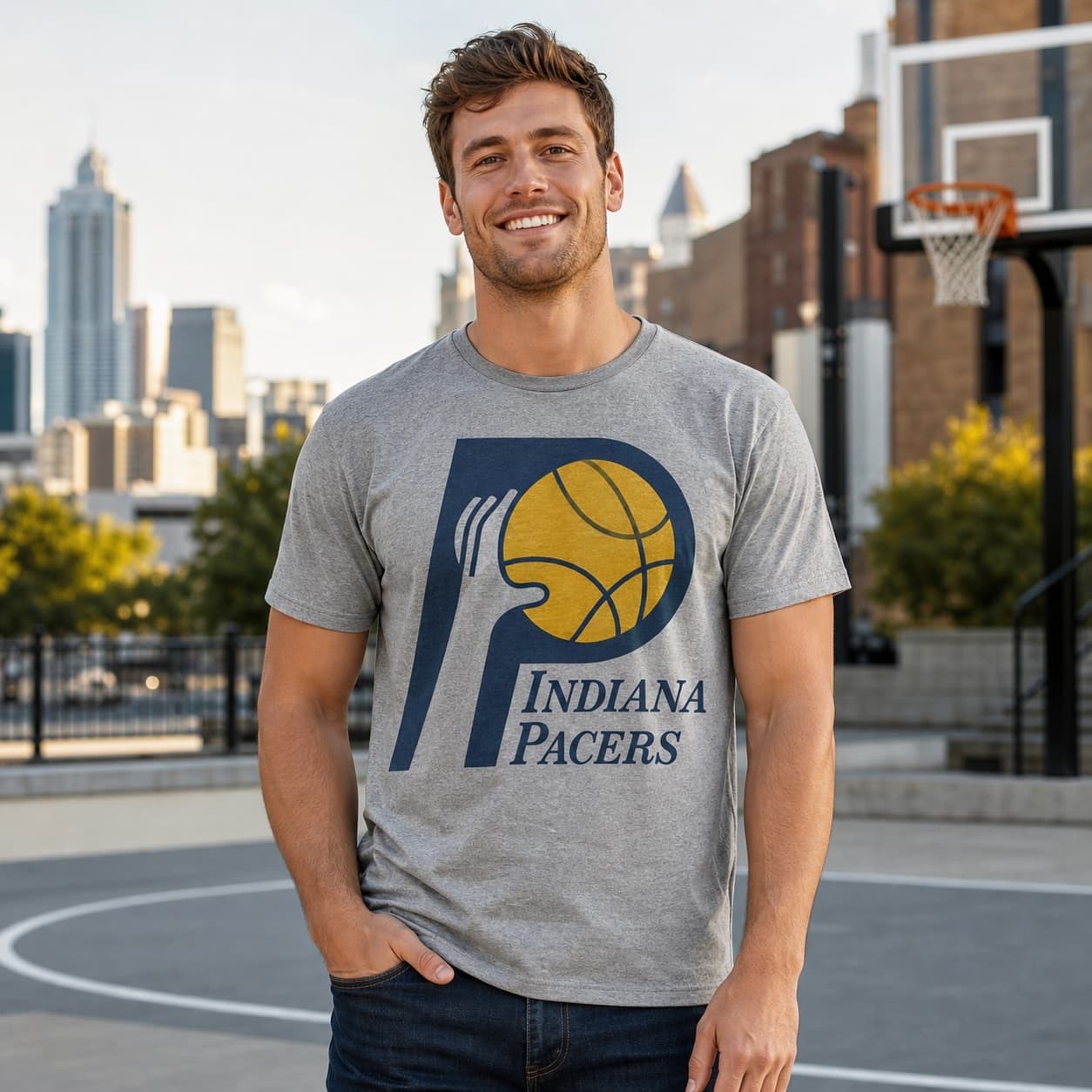 Indiana Pacers Retro Basketball 1976 Shirt