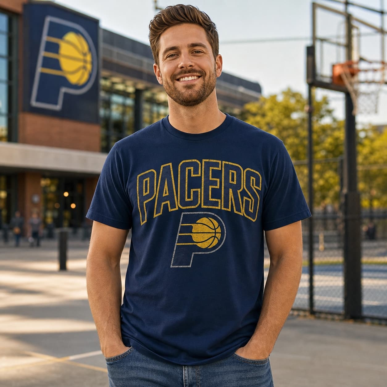 Indiana Pacers Retro Basketball 1992 Shirt