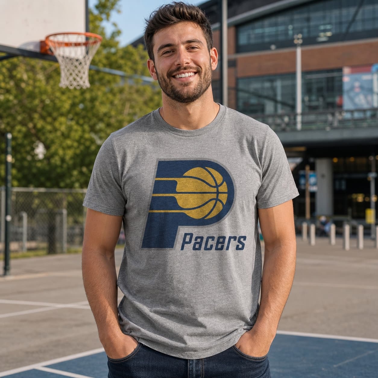 Indiana Pacers Retro Basketball 2004 Shirt