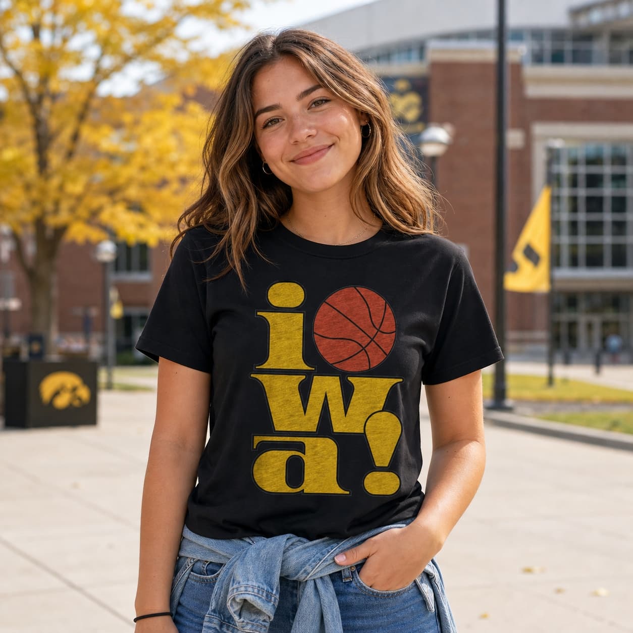 Iowa Hawkeyes Retro Basketball 1983 Shirt
