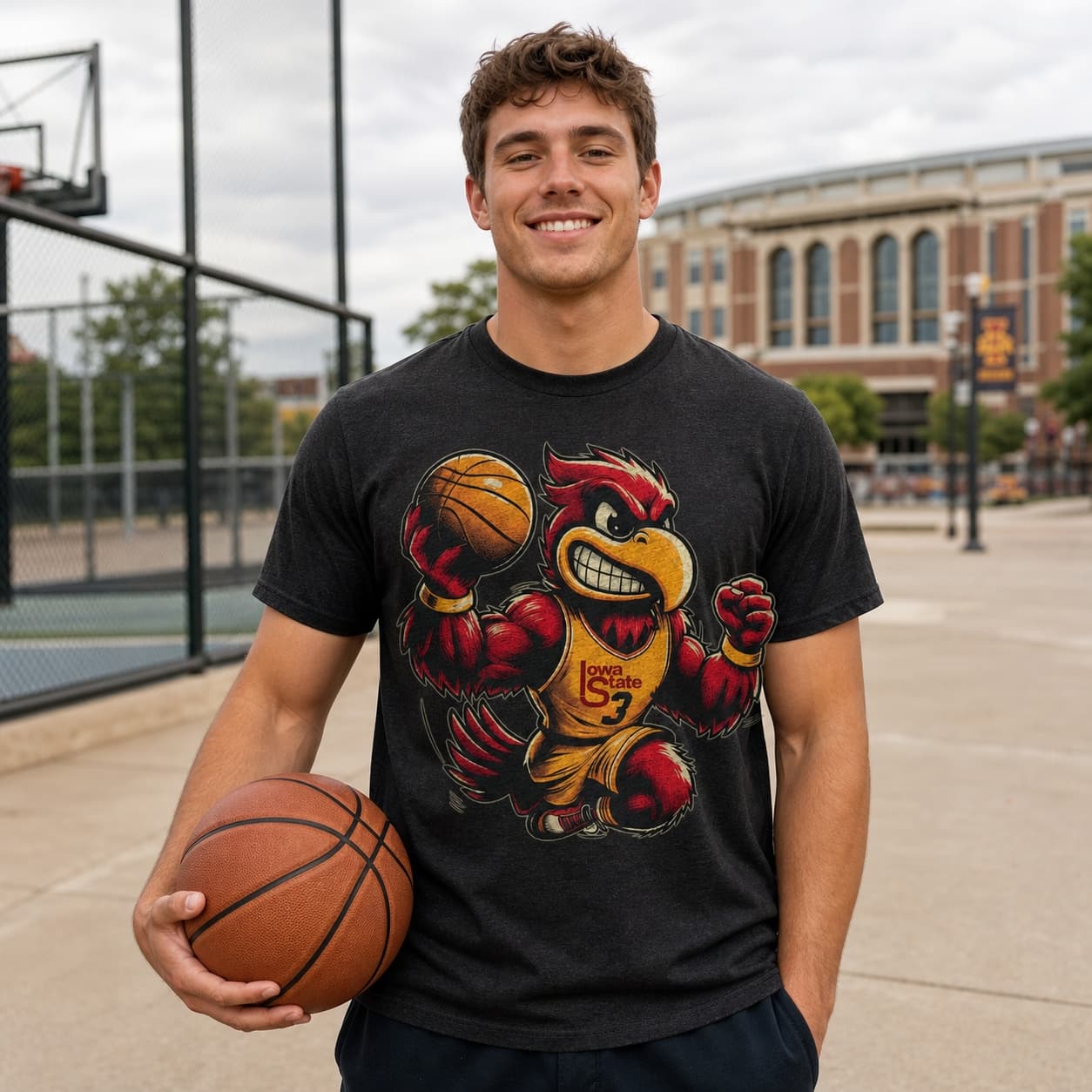 Iowa State Cyclones Retro Basketball 1975 Shirt