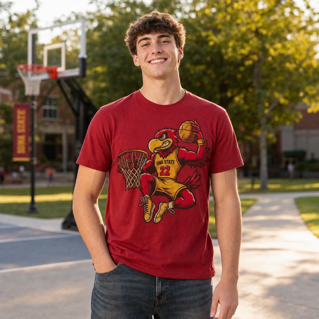Iowa State Cyclones Retro Basketball 1992 Shirt