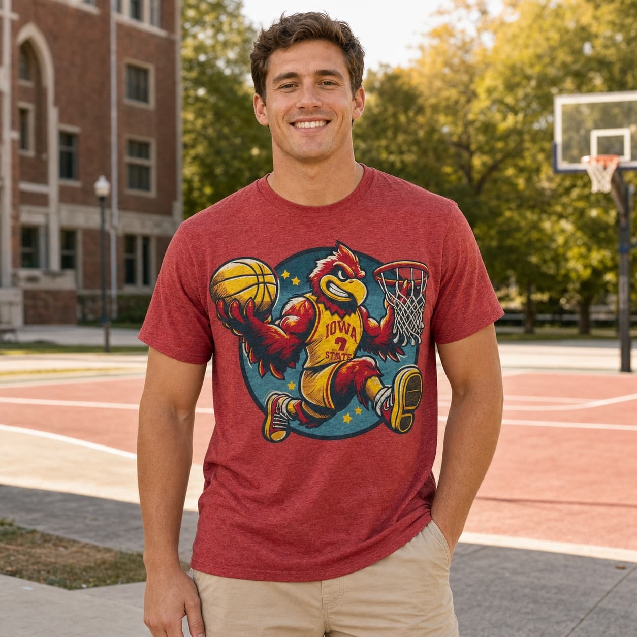 Iowa State Cyclones Retro Basketball 2003 Shirt