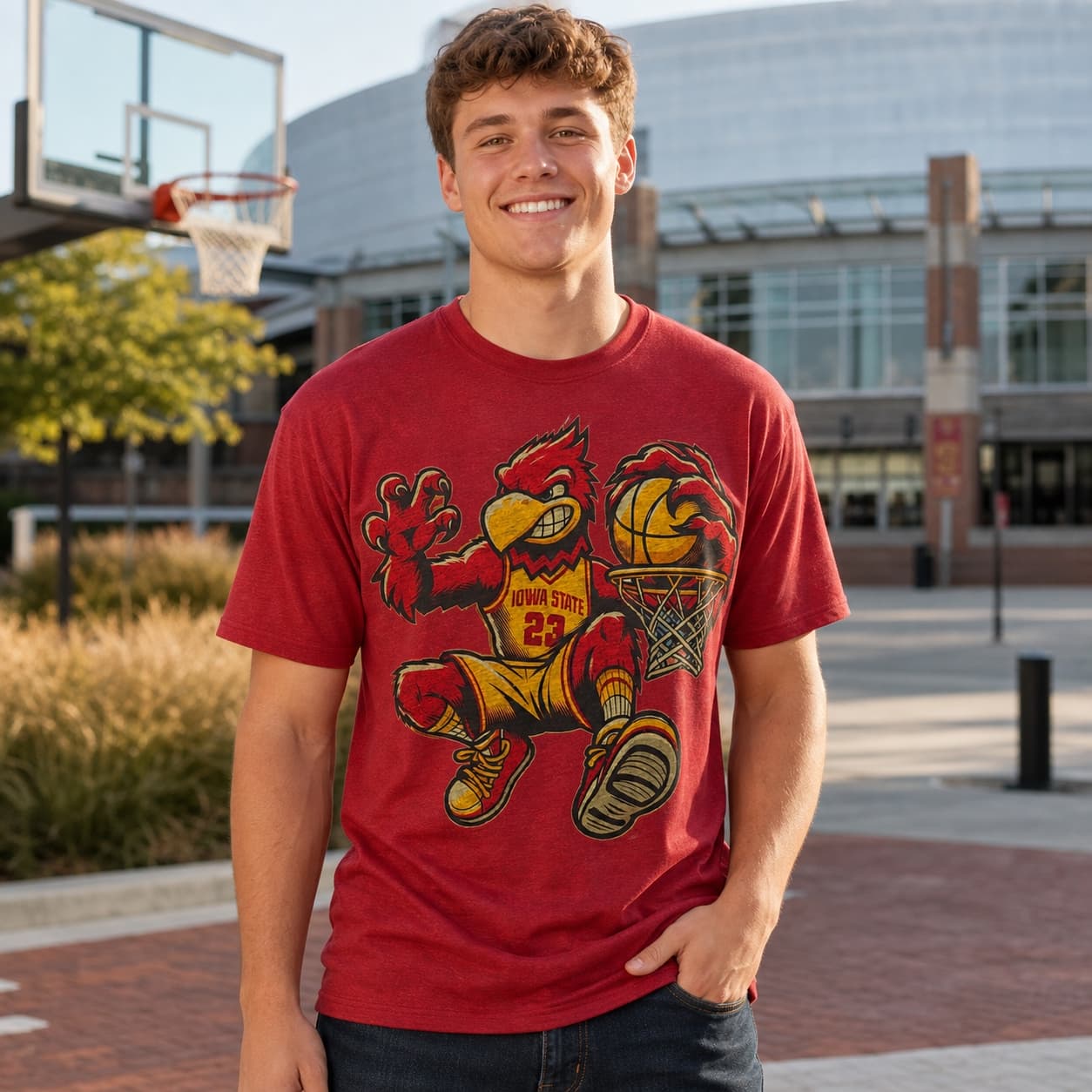 Iowa State Cyclones Retro Basketball 2005 Shirt