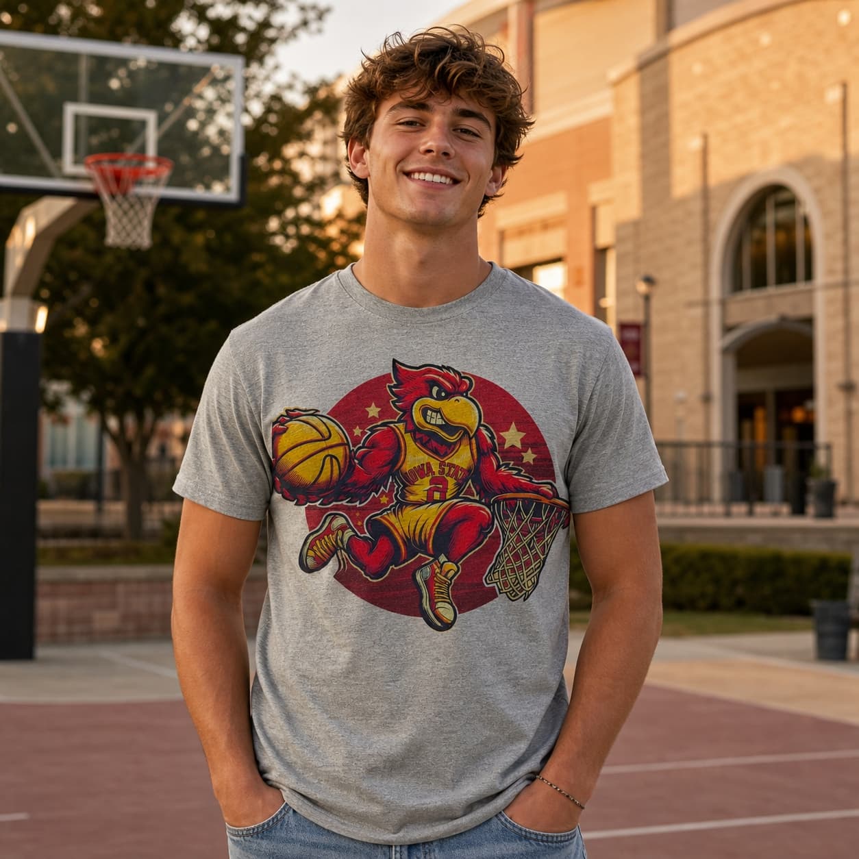 Iowa State Cyclones Retro Basketball Shirt