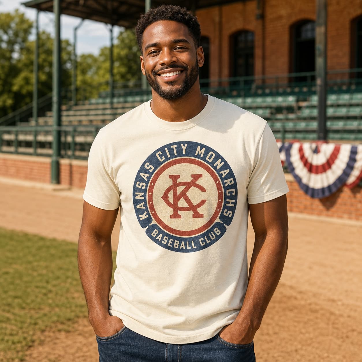 Kansas City Monarchs Retro Negro National League Baseball 1927 Artwork Shirt