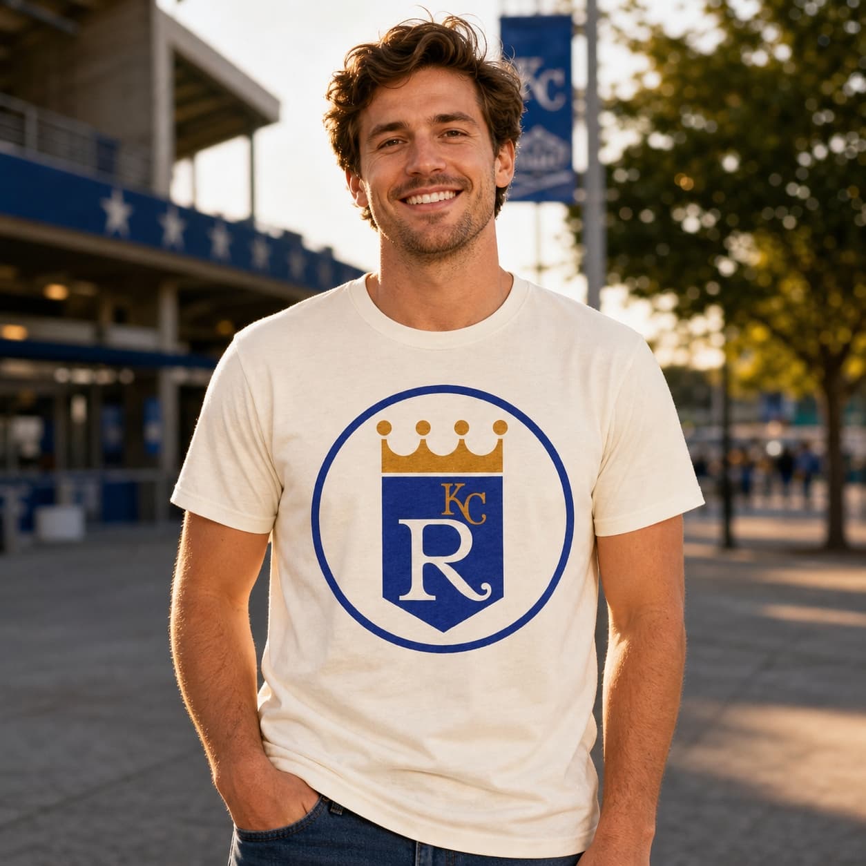 Kansas City Royals Retro Baseball 1969 Artwork T-Shirt