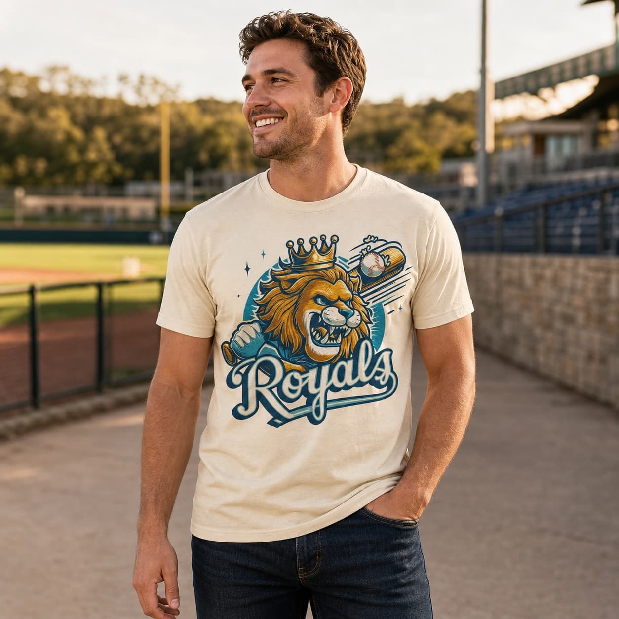 Kansas City Royals Retro Baseball 1992 Artwork Shirt