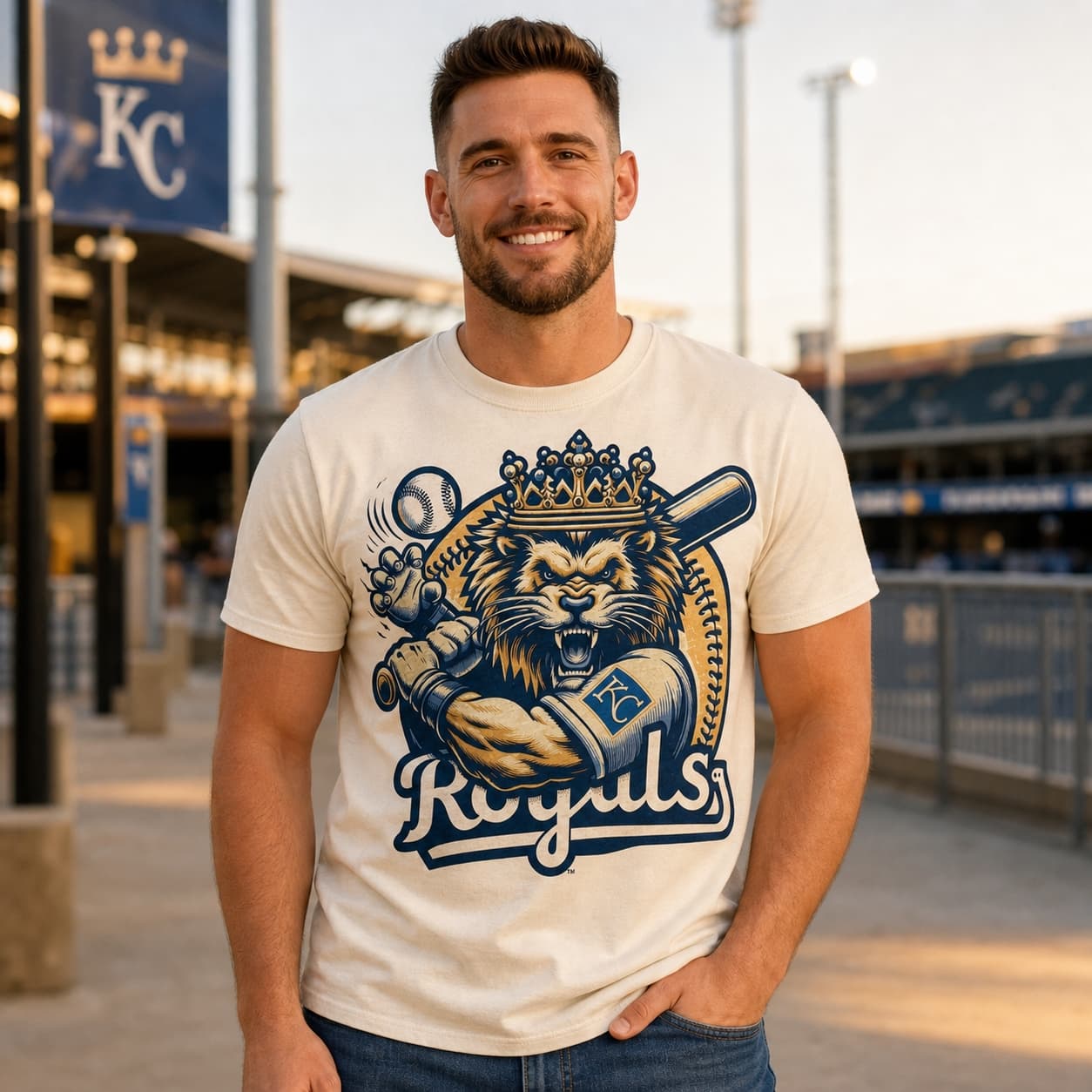 Kansas City Royals Retro Baseball 1998 Artwork Shirt