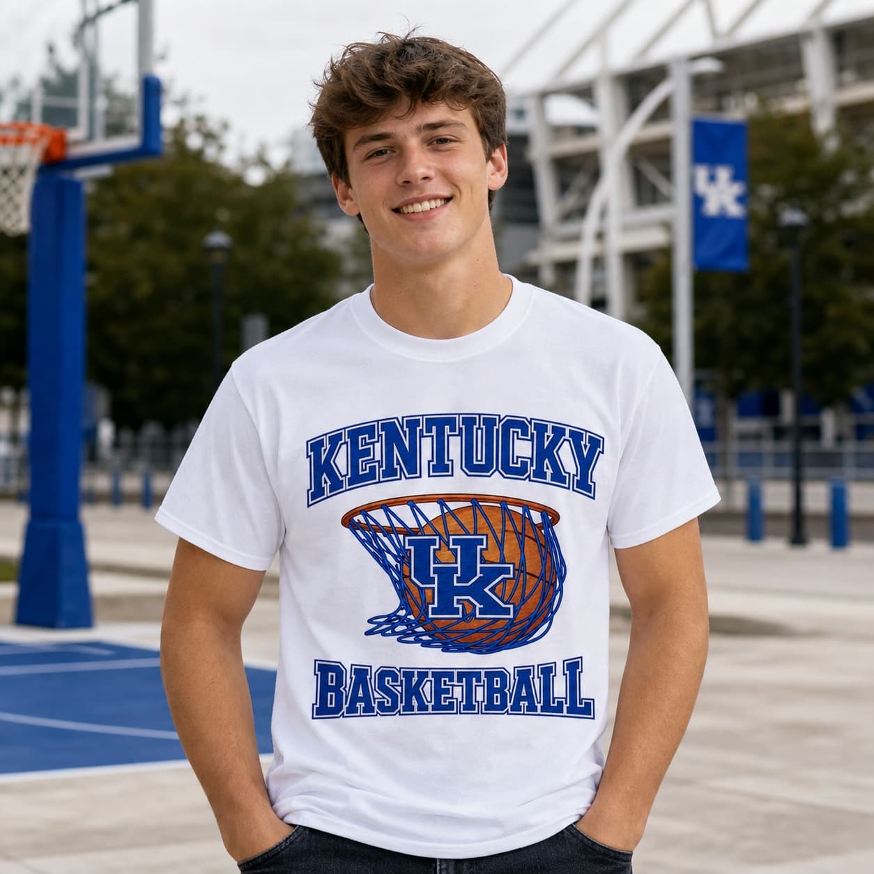 Kentucky Wildcats Vintage Basketball T-Shirt
