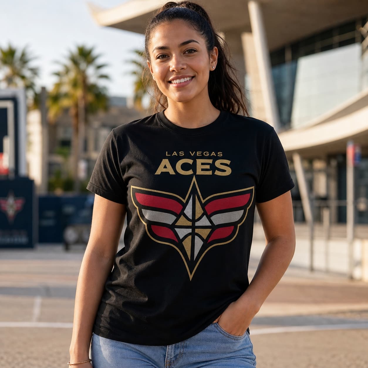 Las Vegas Aces Retro Basketball Shirt