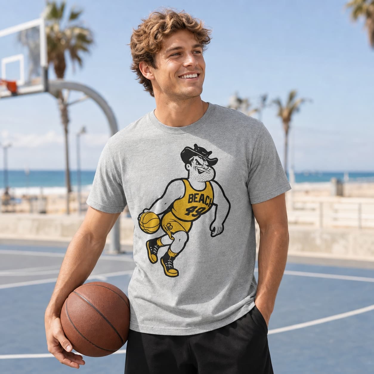 Long Beach State 49ers Retro Basketball 1984 Shirt