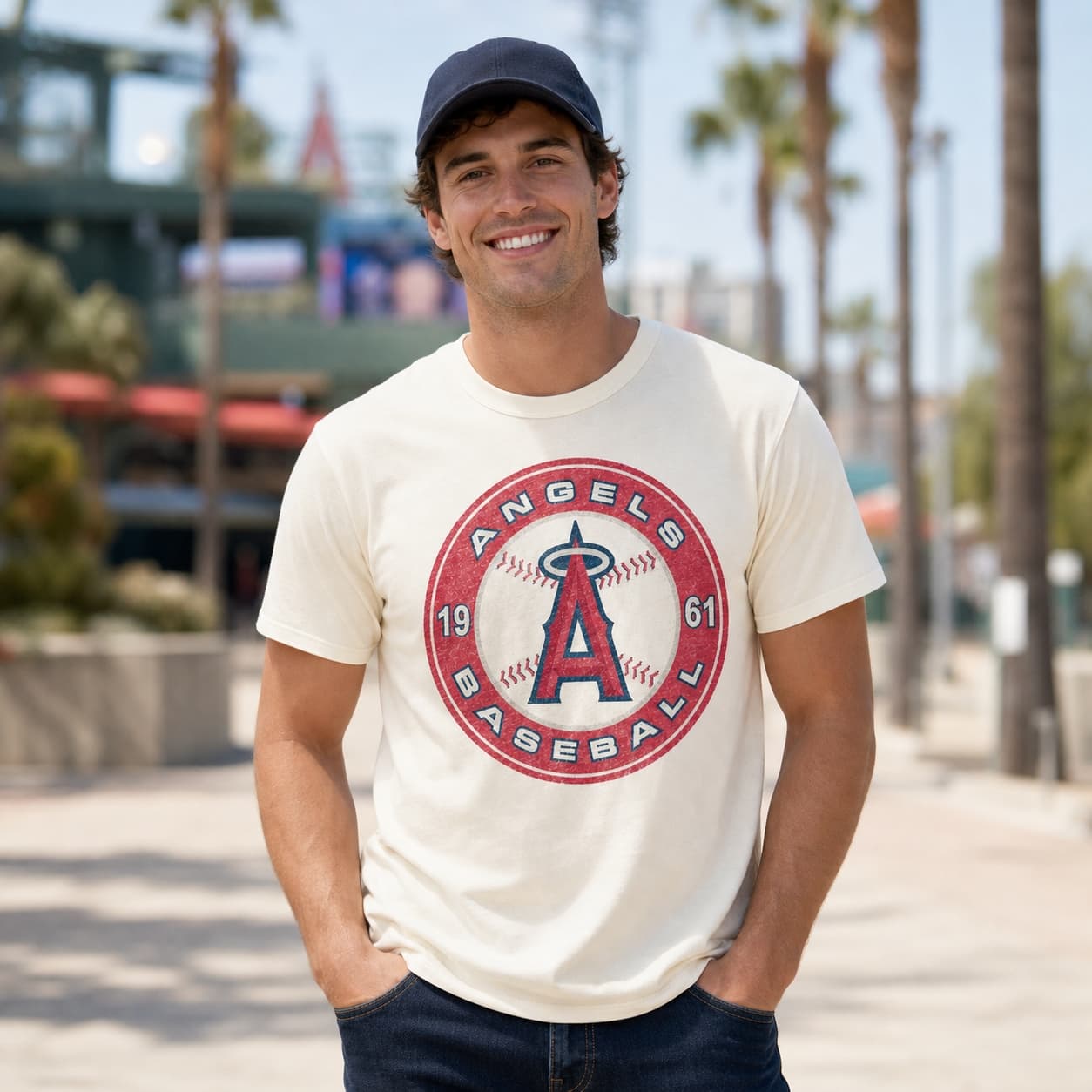 Los Angeles Angels Retro Baseball 1961 Artwork Shirt