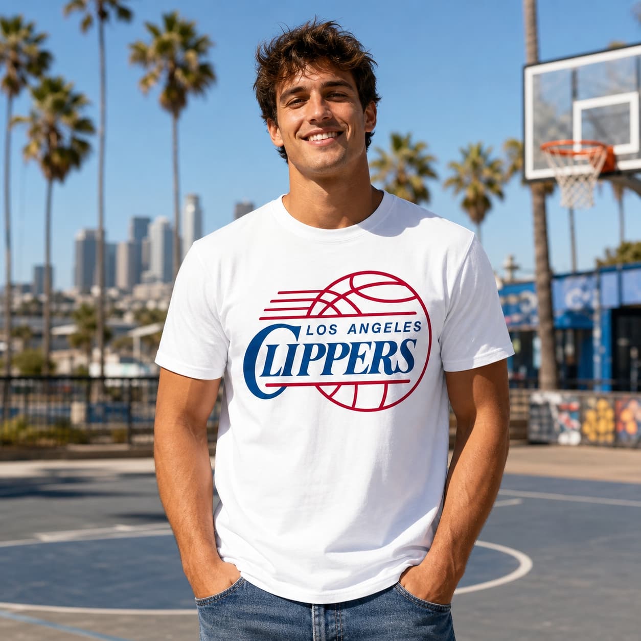 Los Angeles Clippers Retro Basketball 1984 Shirt