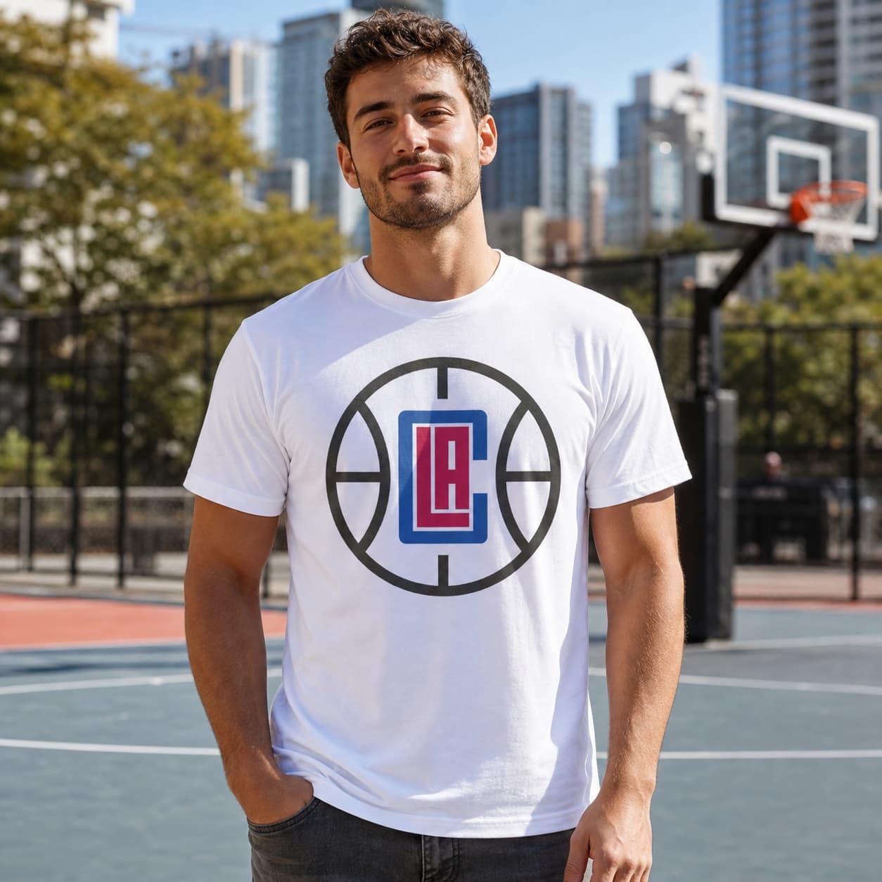 Los Angeles Clippers Retro Basketball 1990 Shirt
