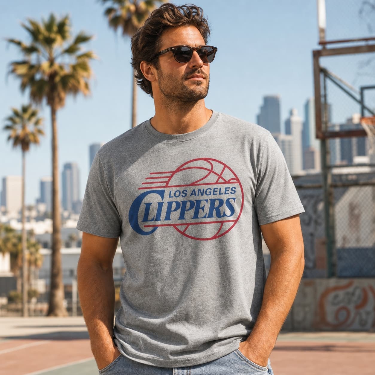 Los Angeles Clippers Retro Basketball 2008 Shirt