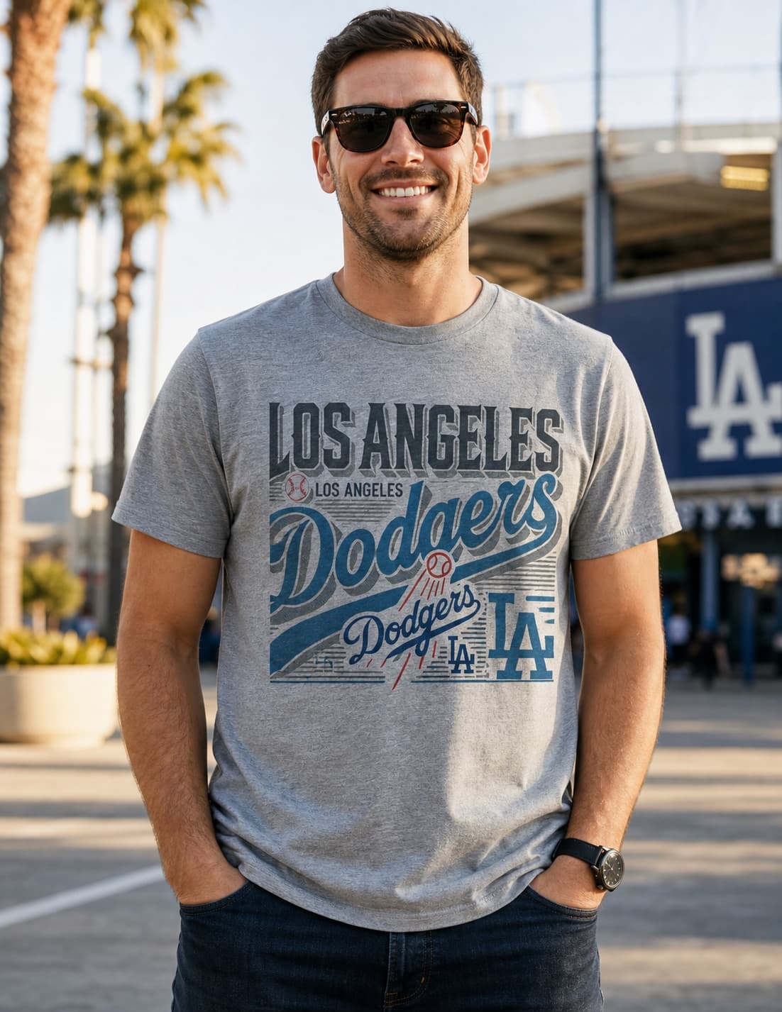 Los Angeles Dodgers Exclusive Retro Baseball Team Artwork Shirt