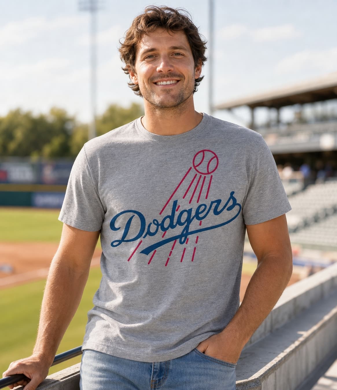 Los Angeles Dodgers Retro Baseball 1957 Artwork Shirt