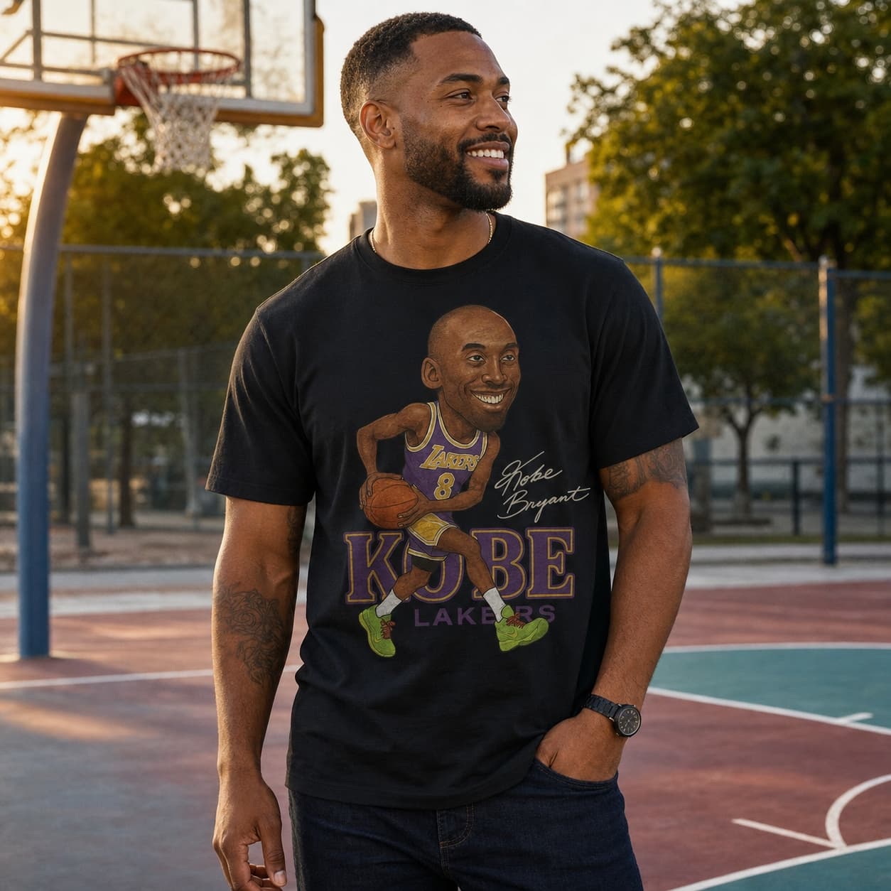 Los Angeles Lakers Kobe Bryant Exclusive Retro Basketball Grinch Shirt