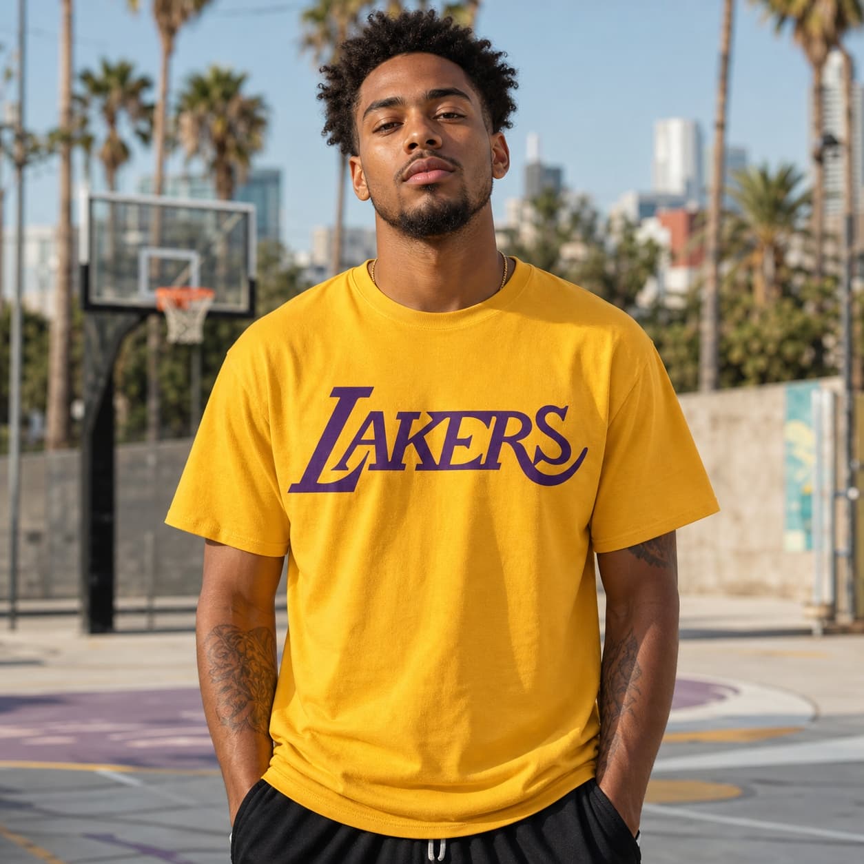Los Angeles Lakers Retro Basketball 1967 Shirt