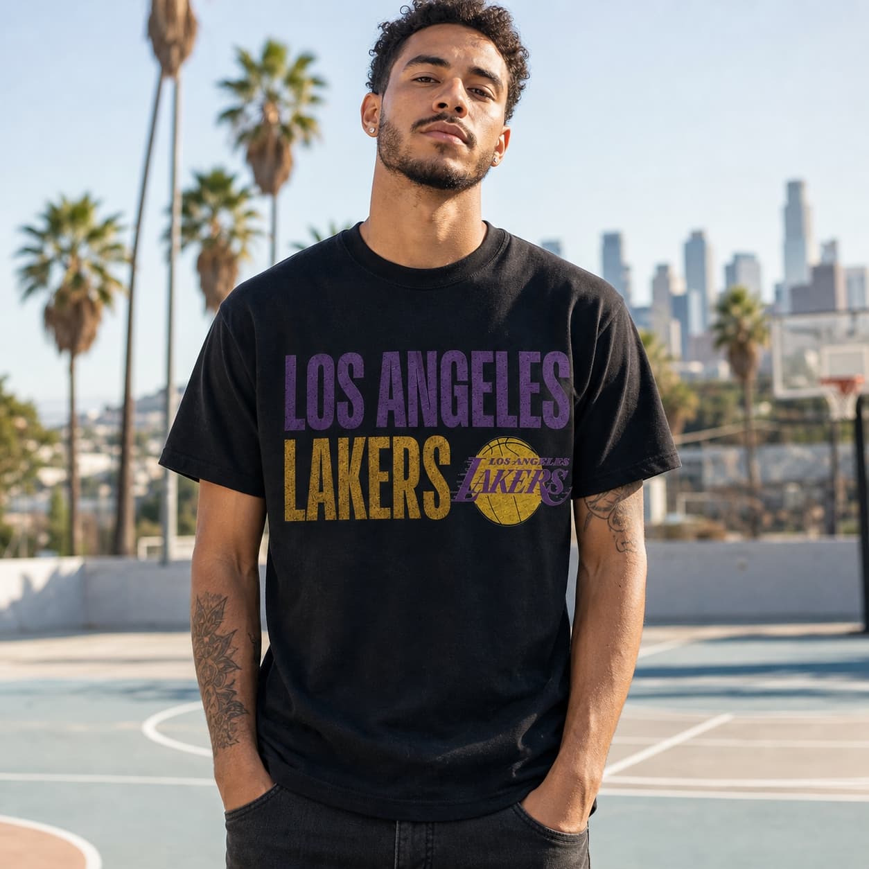 Los Angeles Lakers Retro Basketball 1974 Shirt