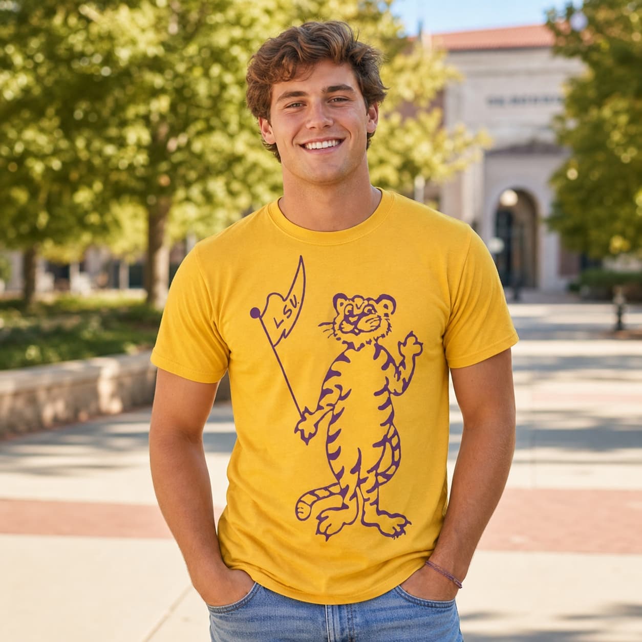 LSU Louisiana State Tigers Retro 1960 Shirt
