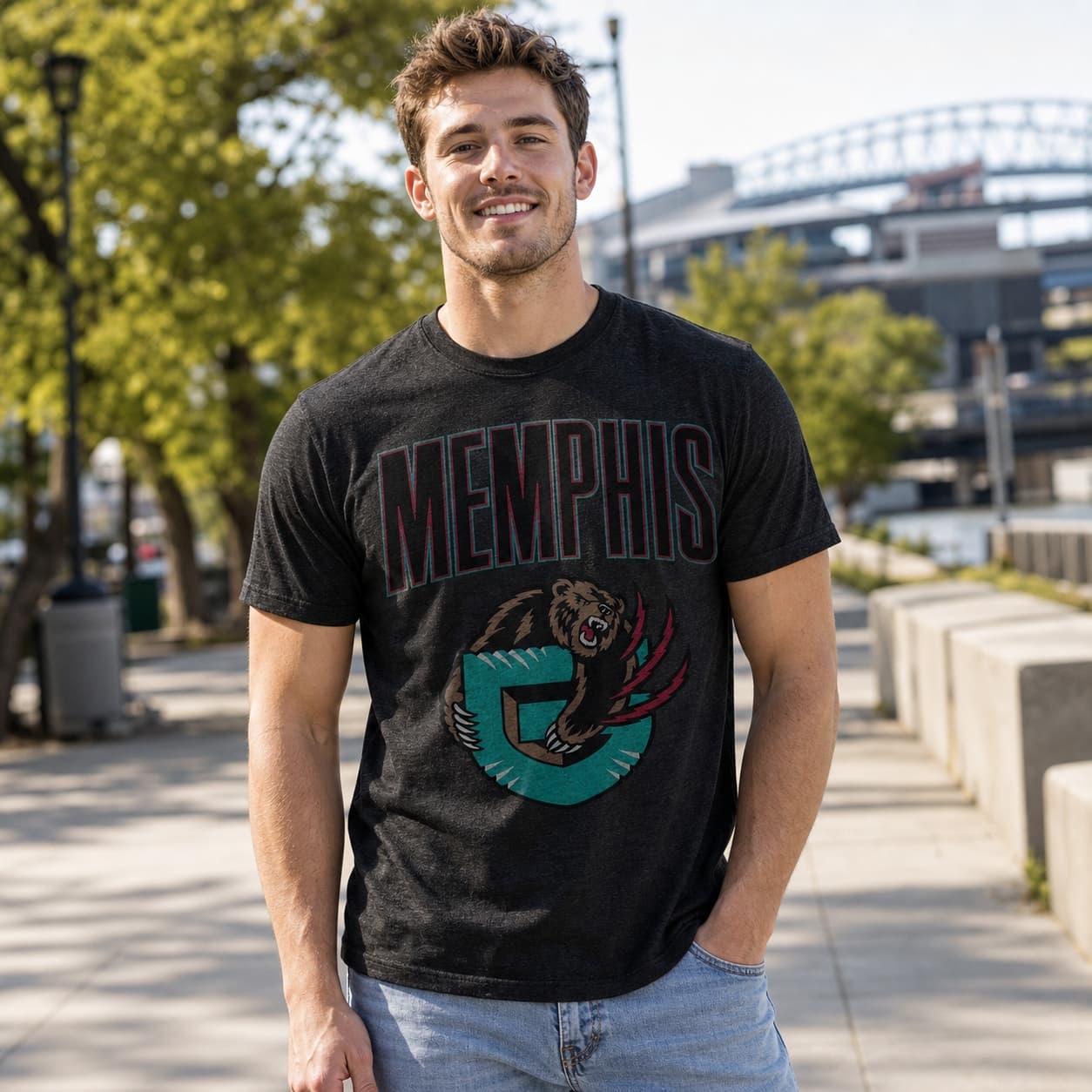 Memphis Grizzlies Retro Basketball 2001 Shirt