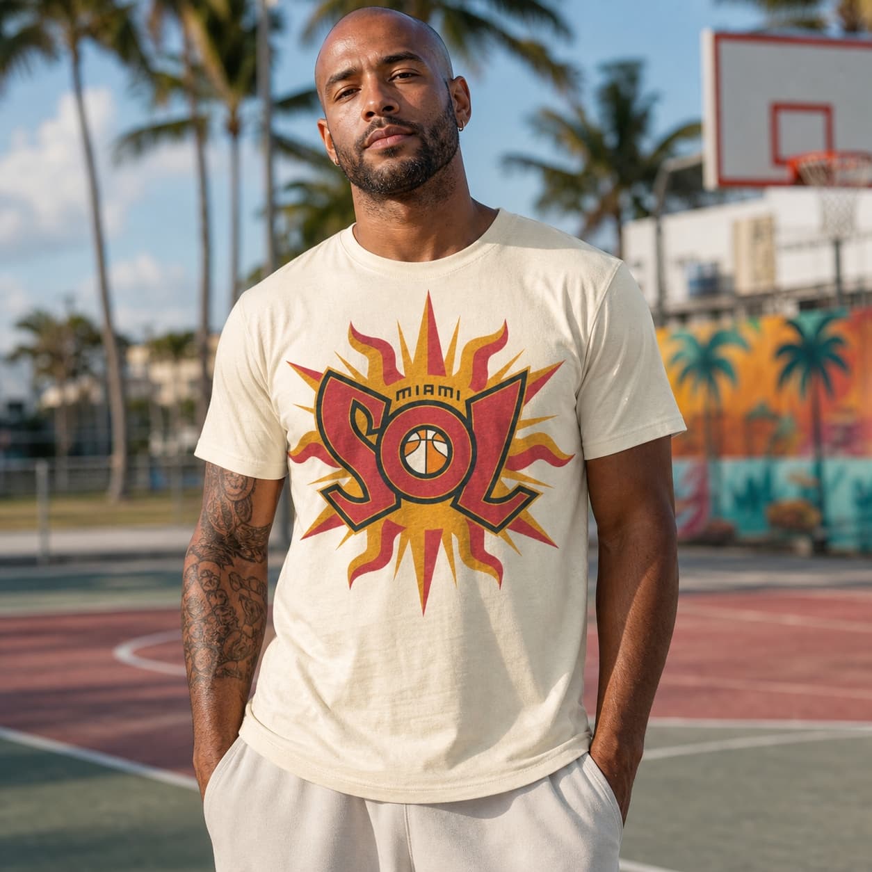 Miami Sol Retro Basketball 2000 Shirt