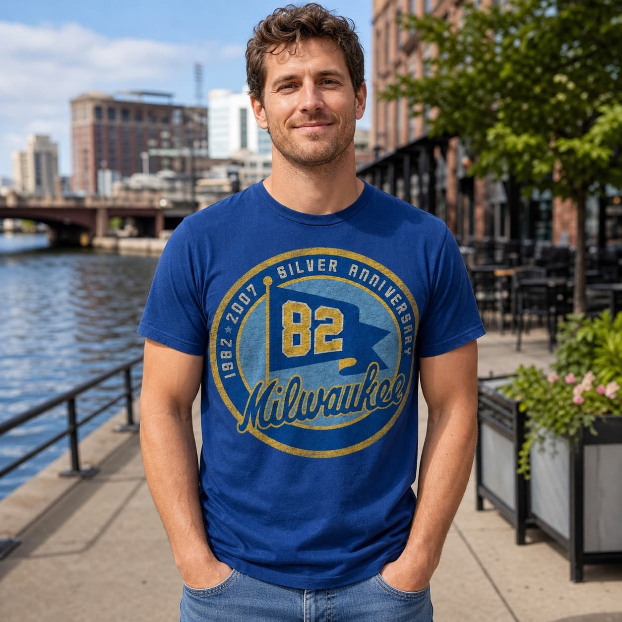 Milwaukee Brewers Retro Baseball 1982 Artwork Shirt