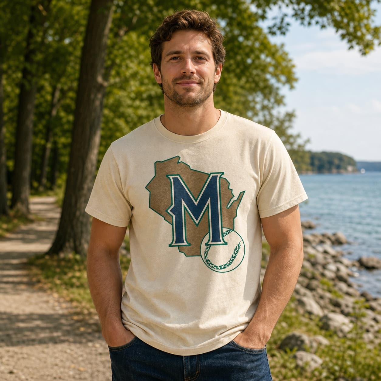 Milwaukee Brewers Retro Baseball 1998 Artwork Shirt