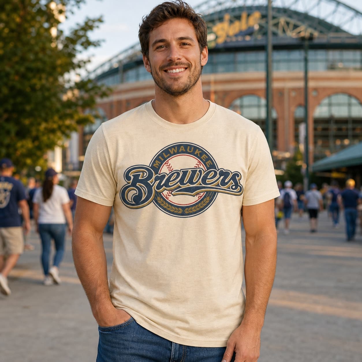 Milwaukee Brewers Retro Baseball 1999 Artwork Shirt
