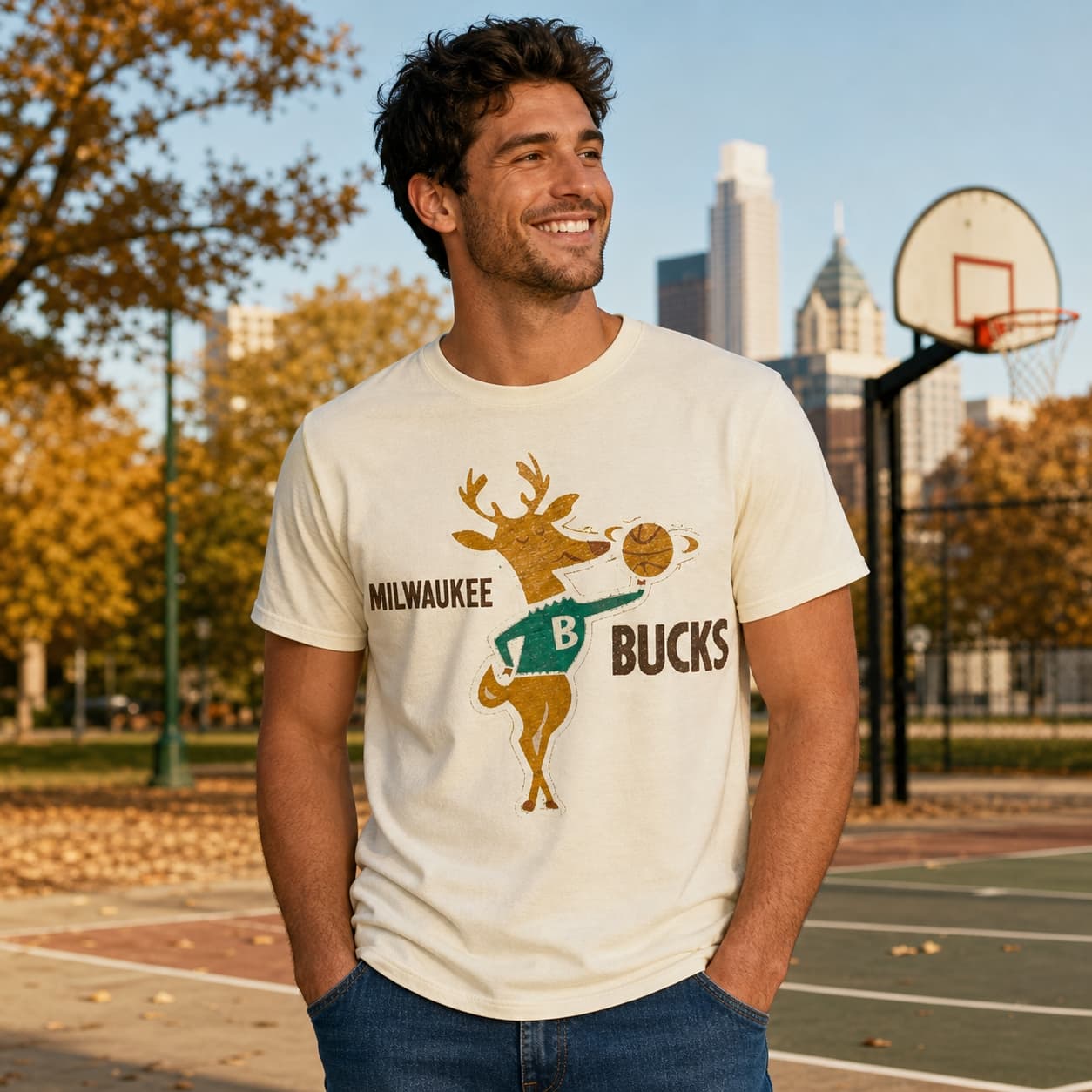 Milwaukee Bucks Retro Basketball 1969 Shirt