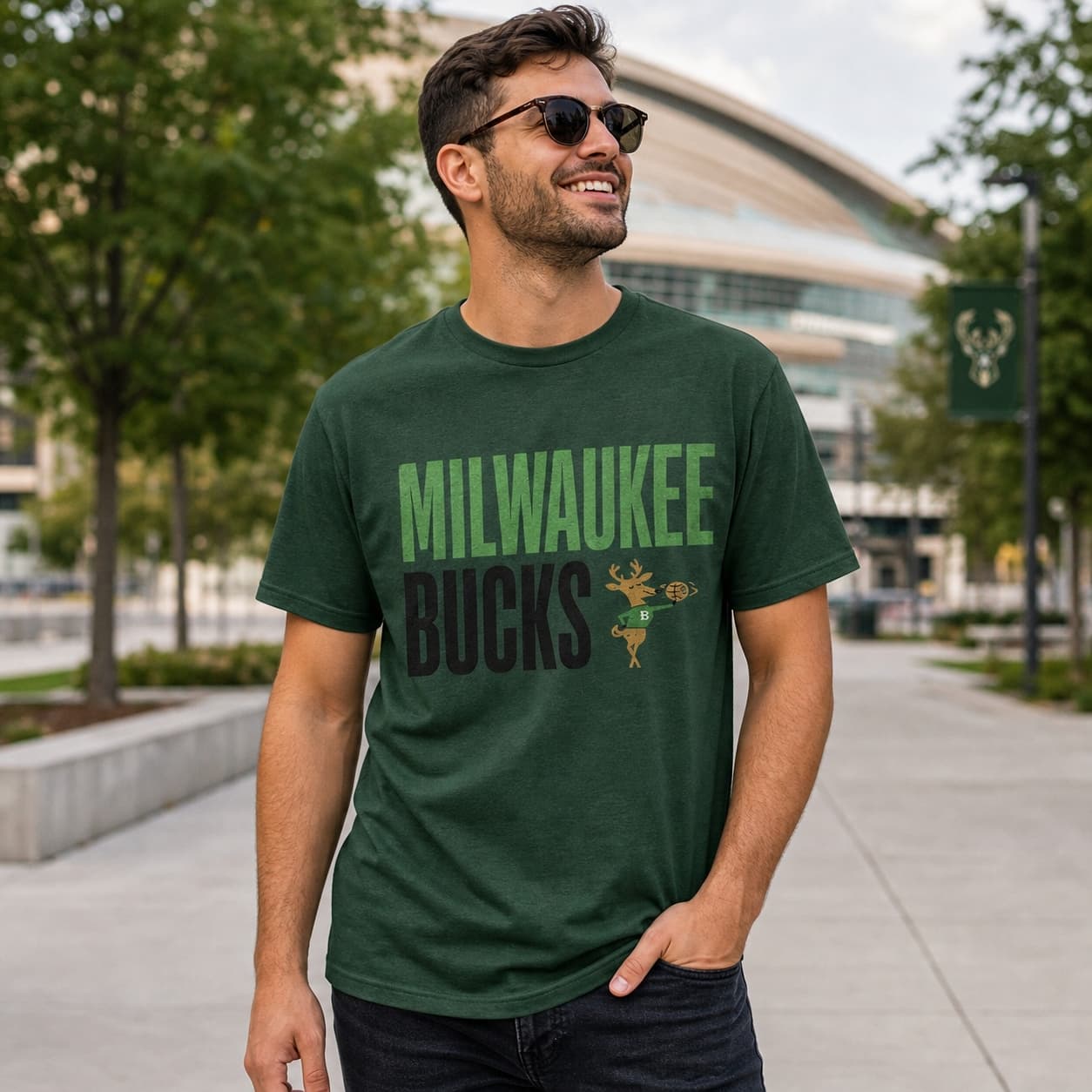 Milwaukee Bucks Retro Basketball 1971 Shirt
