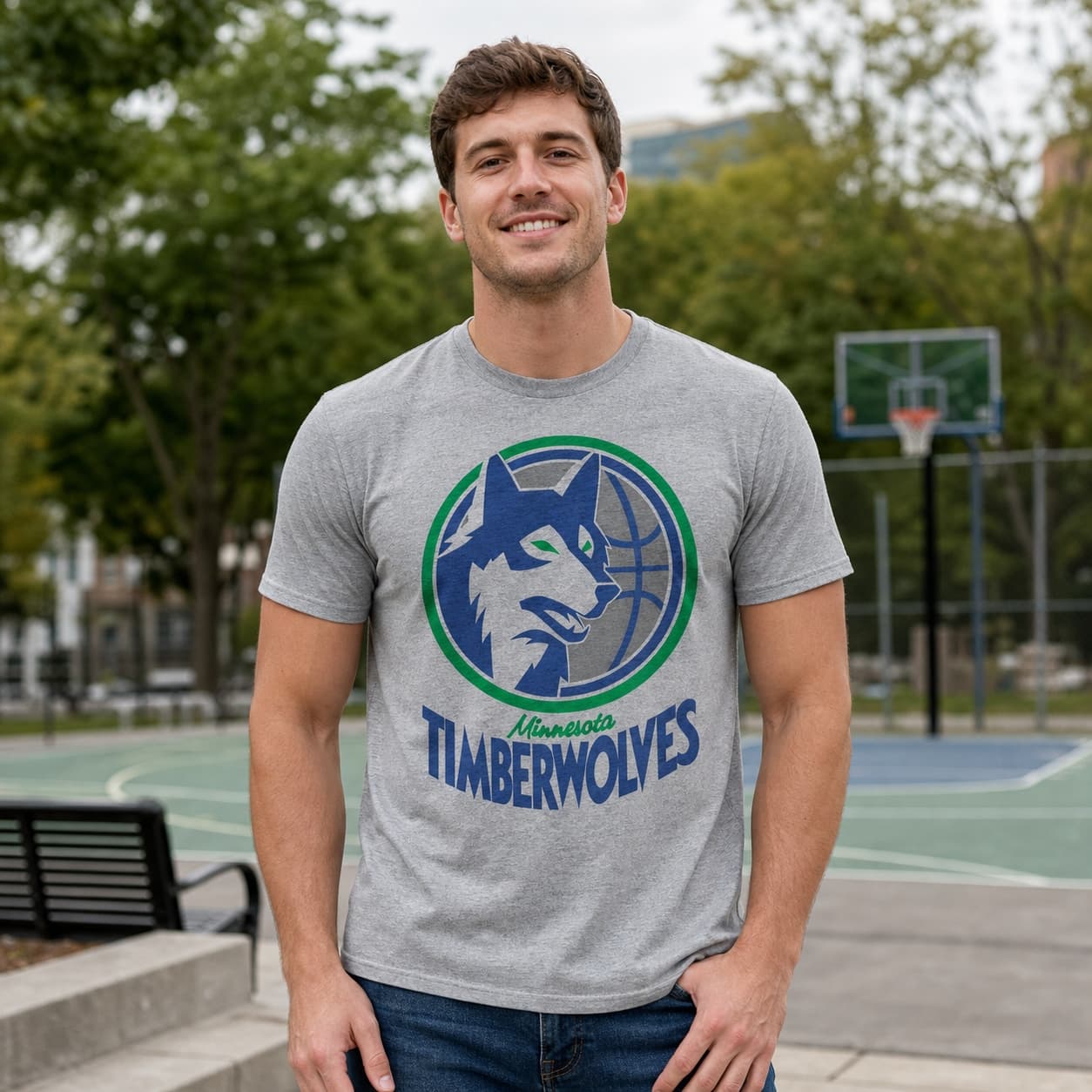 Minnesota Timberwolves Retro Basketball 1989 Shirt