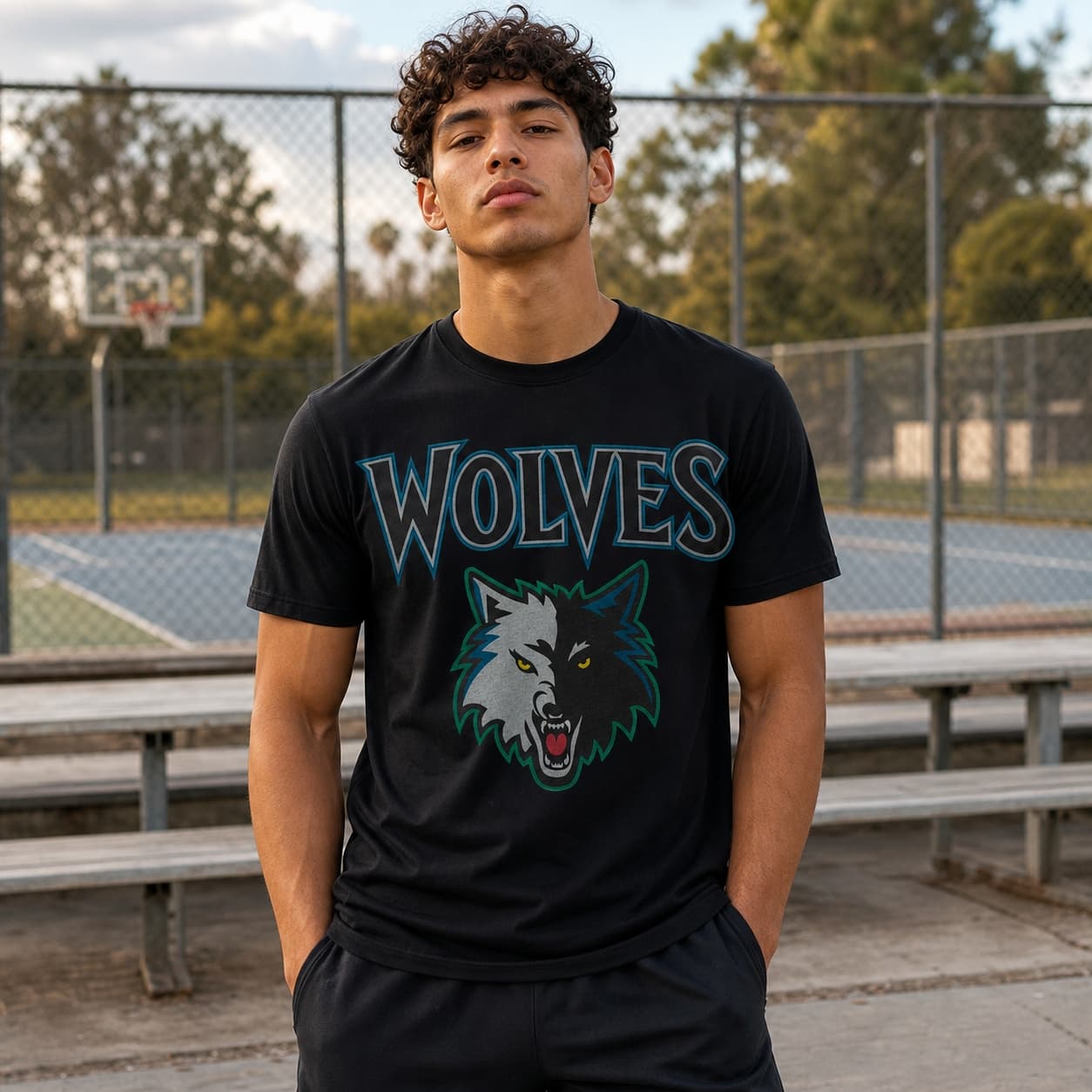 Minnesota Timberwolves Vintage Iconic Basketball Mascot 1999 Shirt