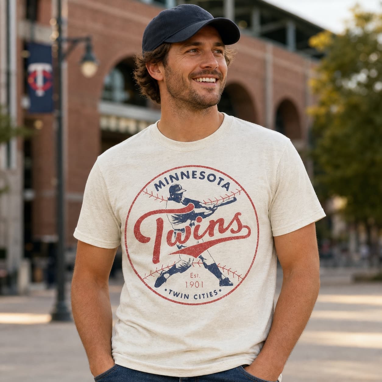 Minnesota Twins Retro Baseball 1901 Artwork Shirt