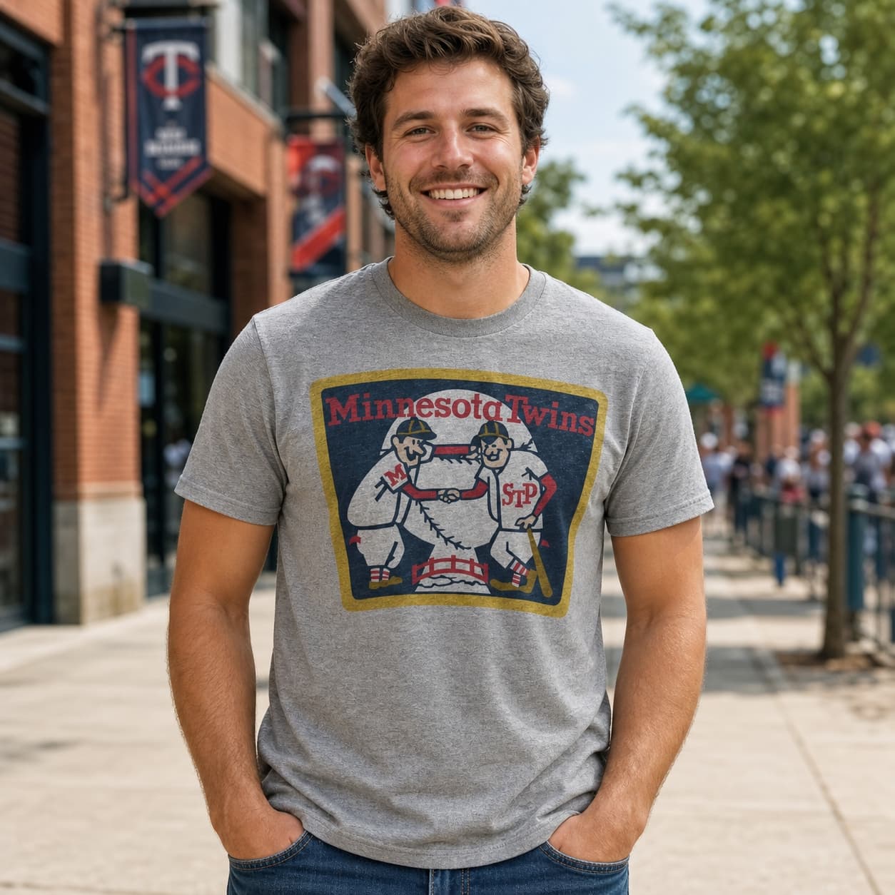 Minnesota Twins Retro Baseball 1965 Artwork Shirt