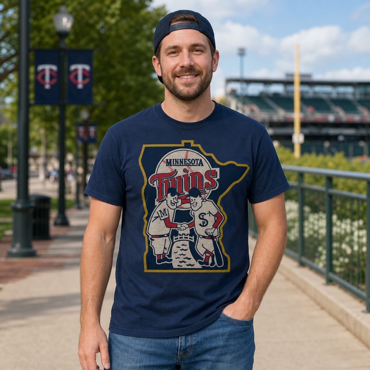 Minnesota Twins Retro Baseball 1978 Artwork Shirt