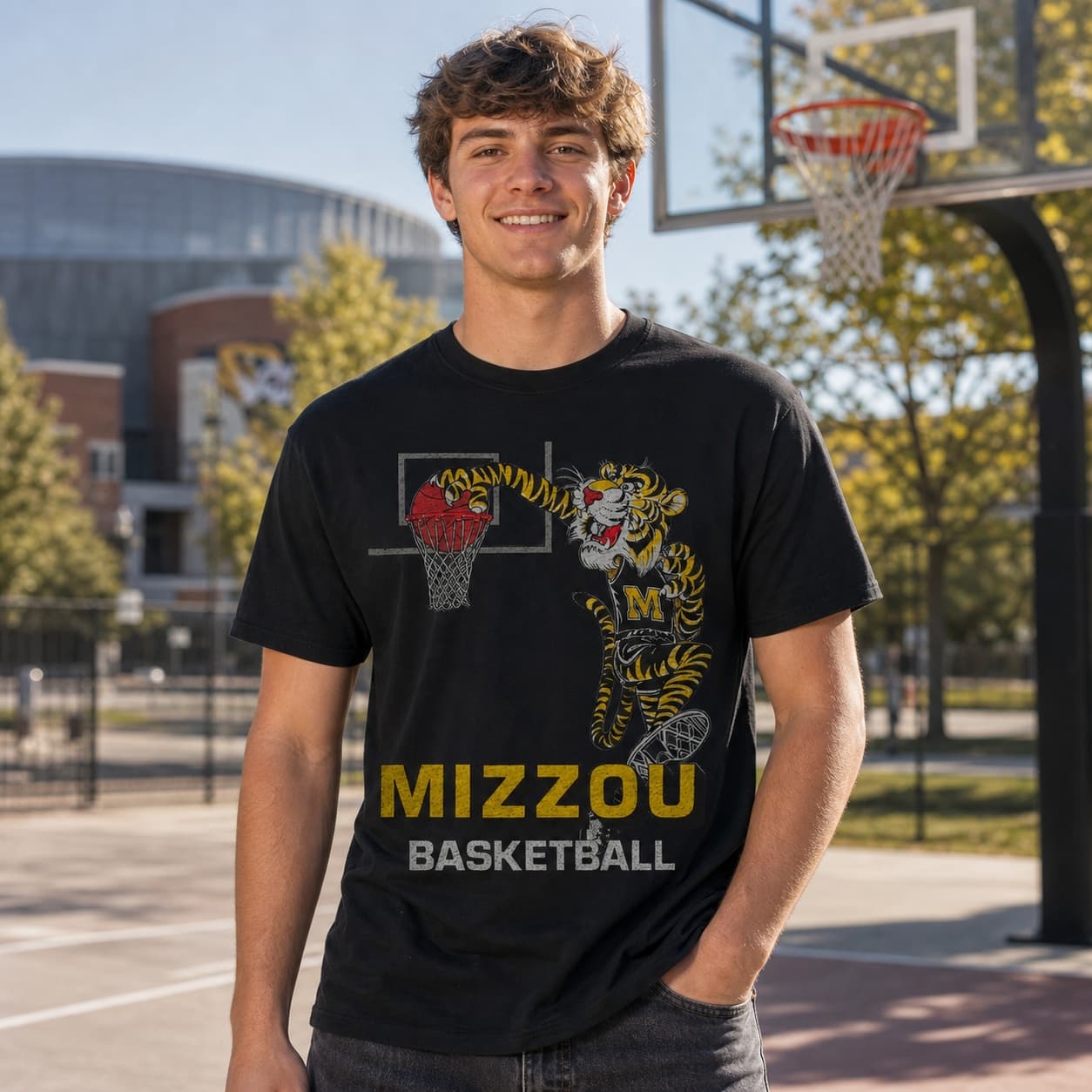 Missouri Tigers Retro Basketball 1962 Shirt