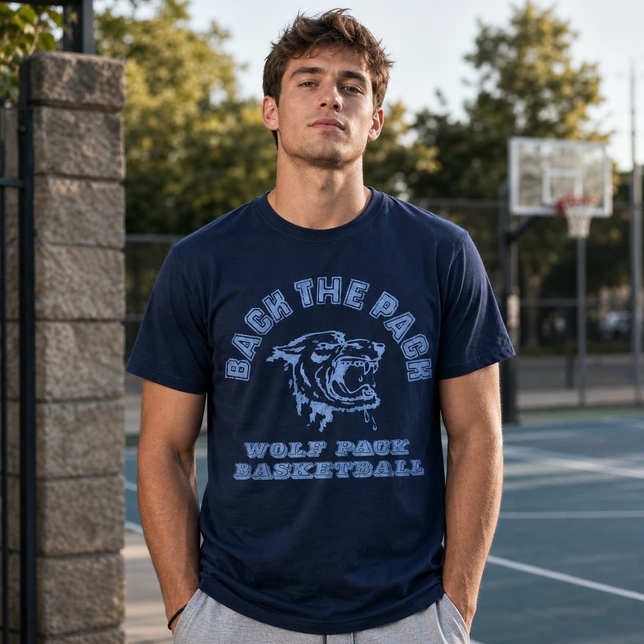 Nevada Wolf Pack Retro Basketball 1971 Shirt