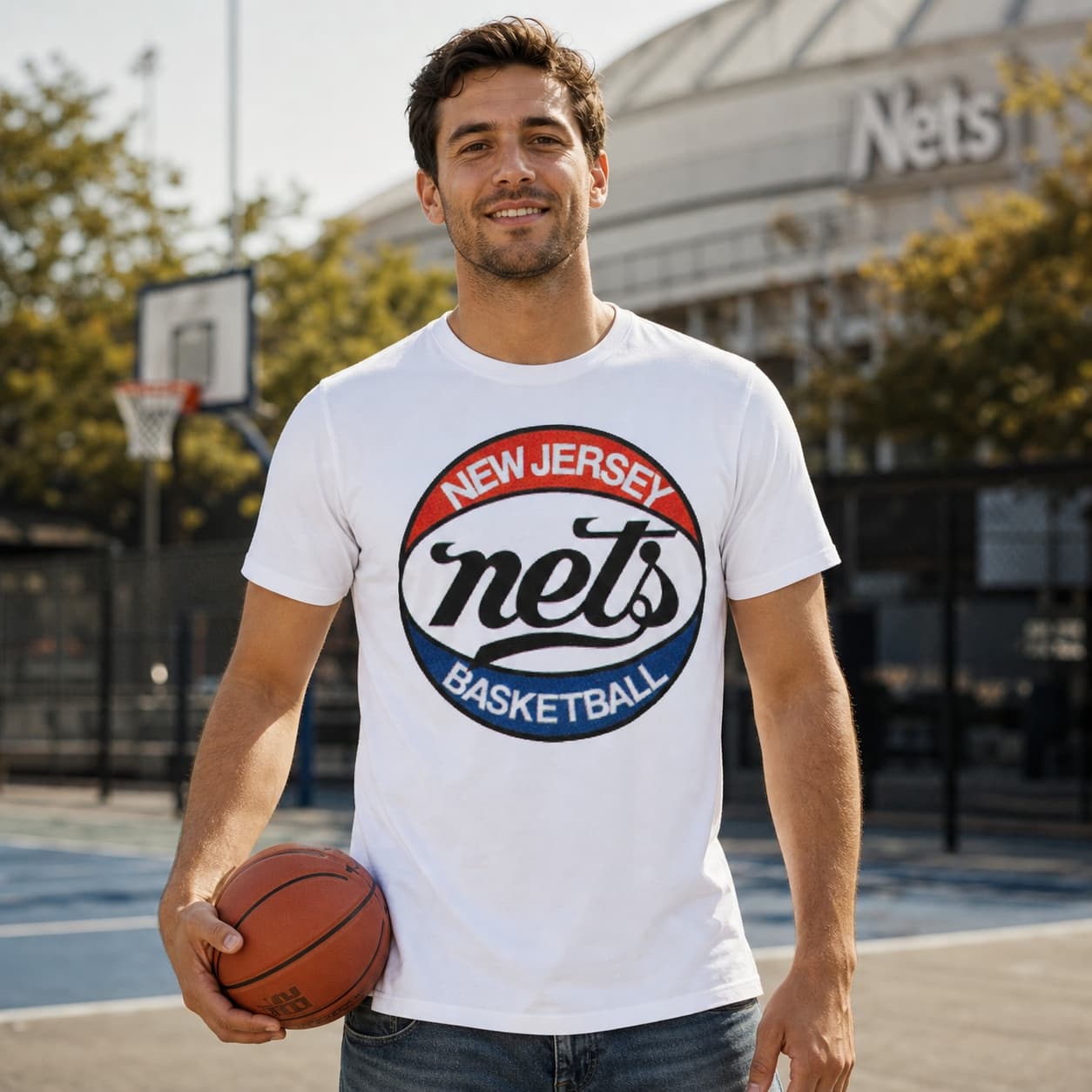 New Jersey Nets Retro Basketball 1977 Shirt