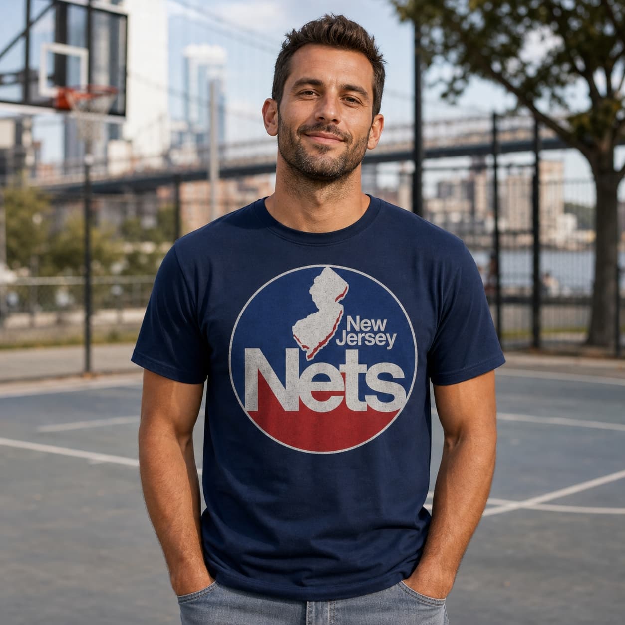 New Jersey Nets Retro Basketball 1978 Shirt