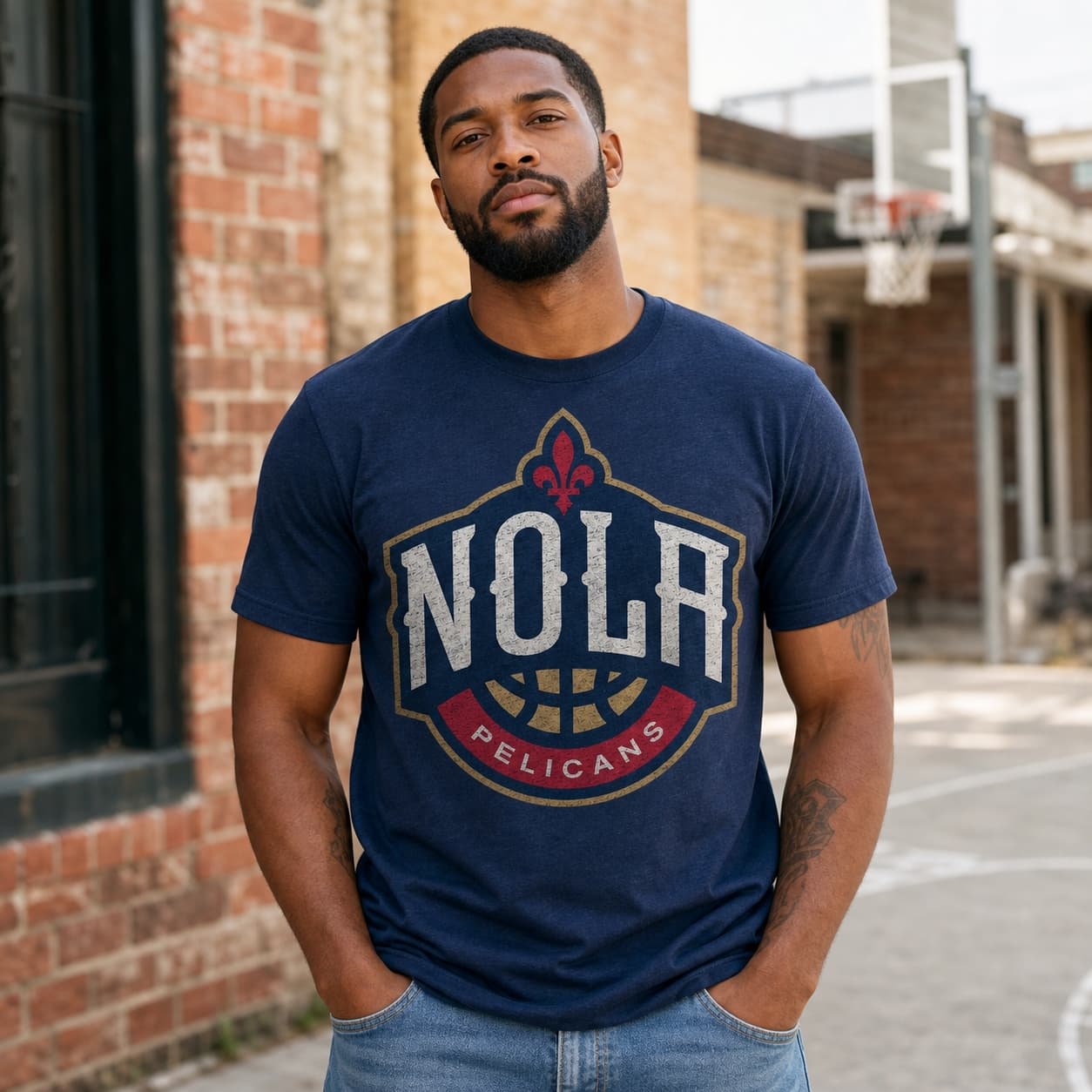 New Orleans Pelicans Retro Basketball Nola Shirt